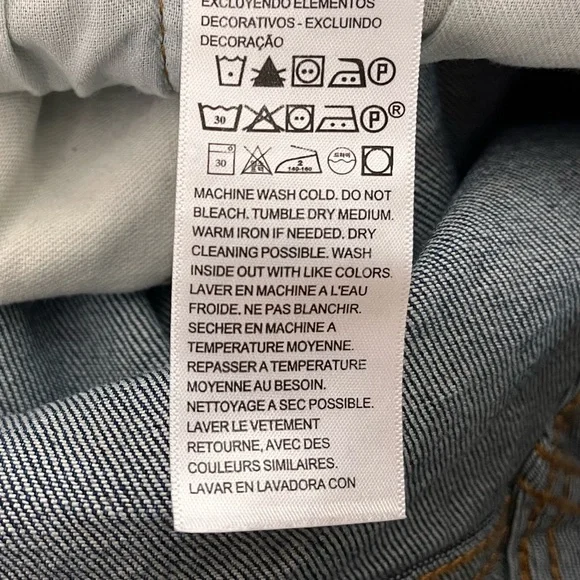 Levi's Men's 505 Classic Straight Blue‎ Jeans Size 34 X 32 - Picture 10 of 16